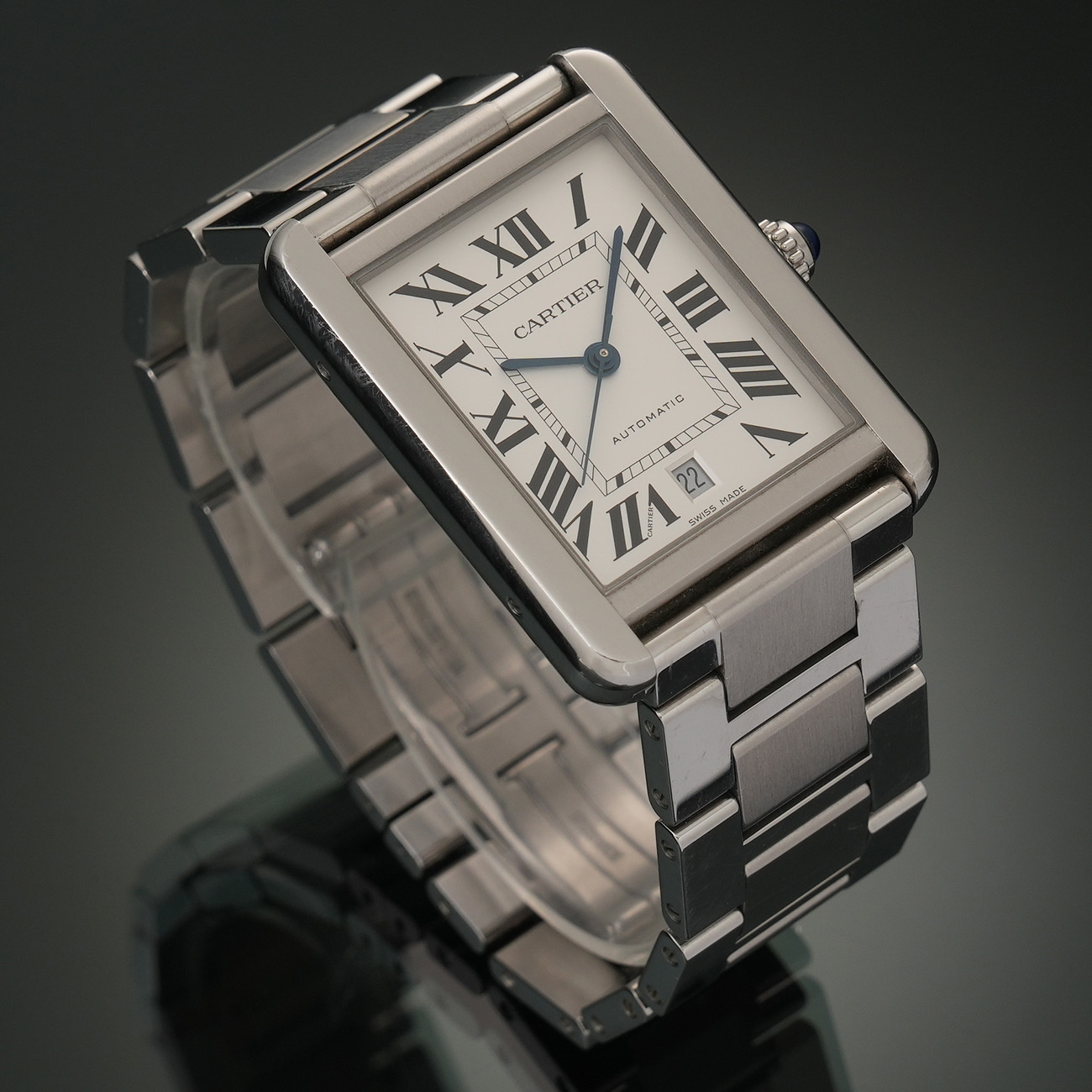CARTIER(USED)까르띠에 탱크 솔로 XL 오토매틱 W5200028