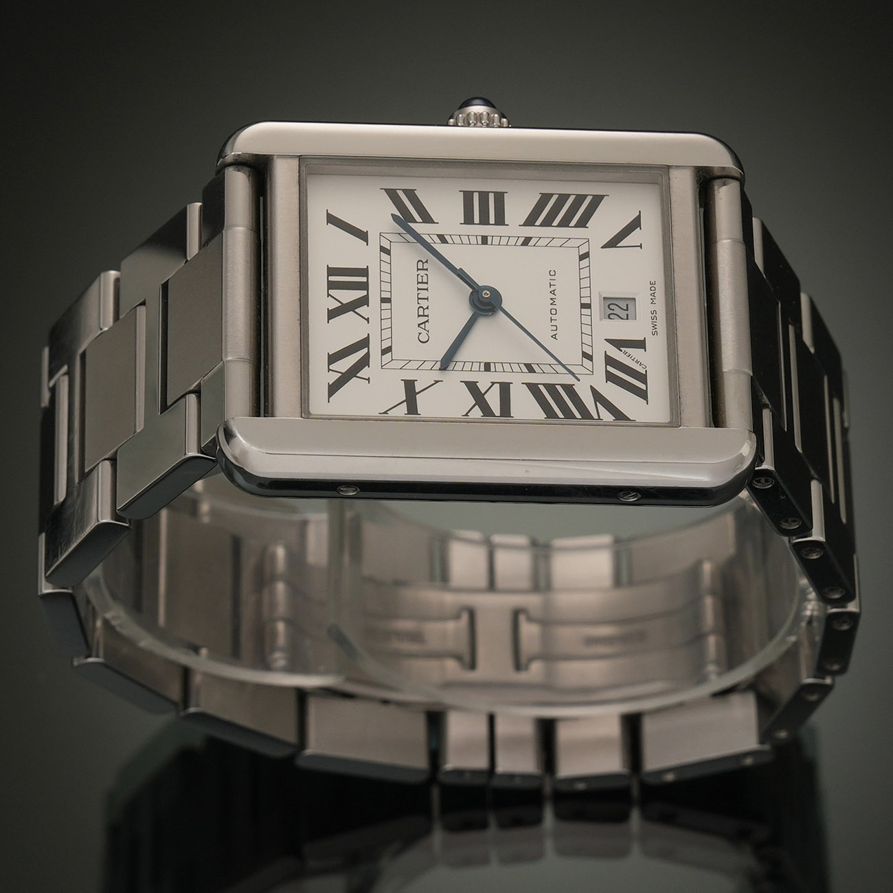CARTIER(USED)까르띠에 탱크 솔로 XL 오토매틱 W5200028