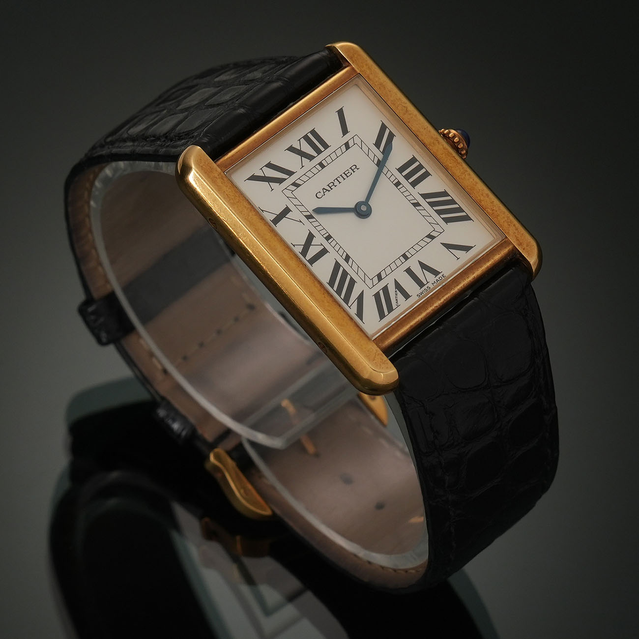 CARTIER(USED)까르띠에 탱크 솔로 라지 W1018855
