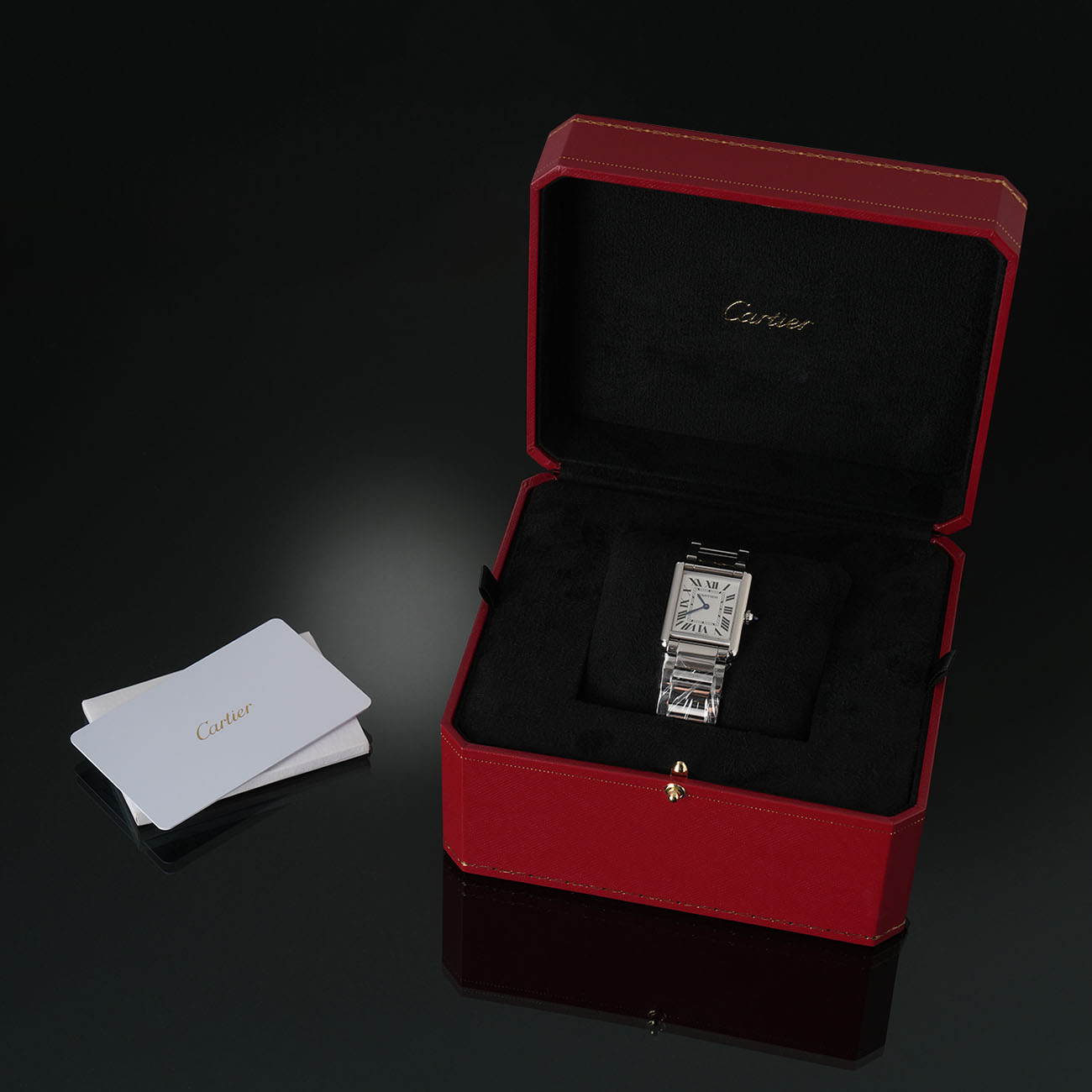 CARTIER(USED)까르띠에 탱크 머스트 라지 스틸 WSTA0052