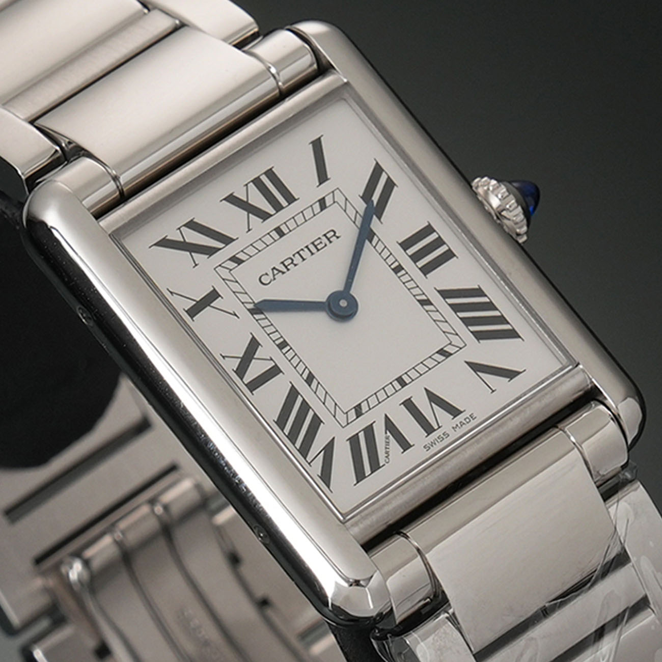 CARTIER(USED)까르띠에 탱크 머스트 라지 스틸 WSTA0052