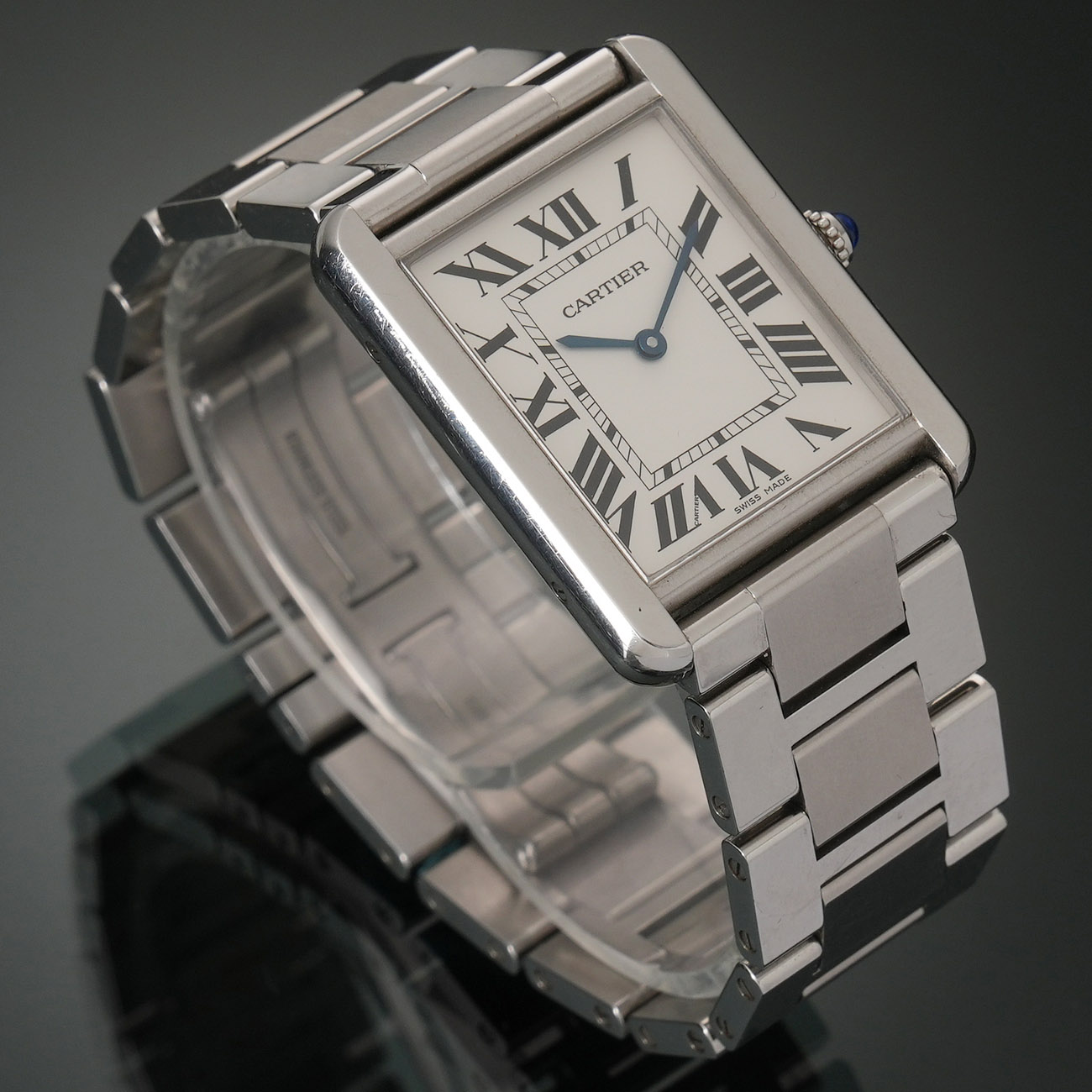 CARTIER(USED)까르띠에 탱크 솔로 라지 W5200014