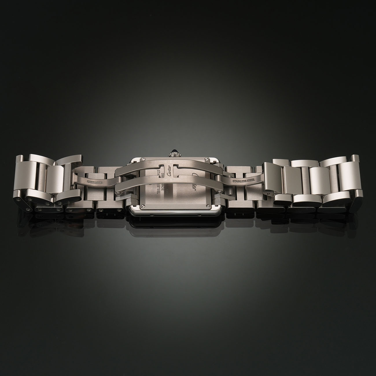 CARTIER(USED)까르띠에 탱크 머스트 라지 스틸 쿼츠 WSTA0052