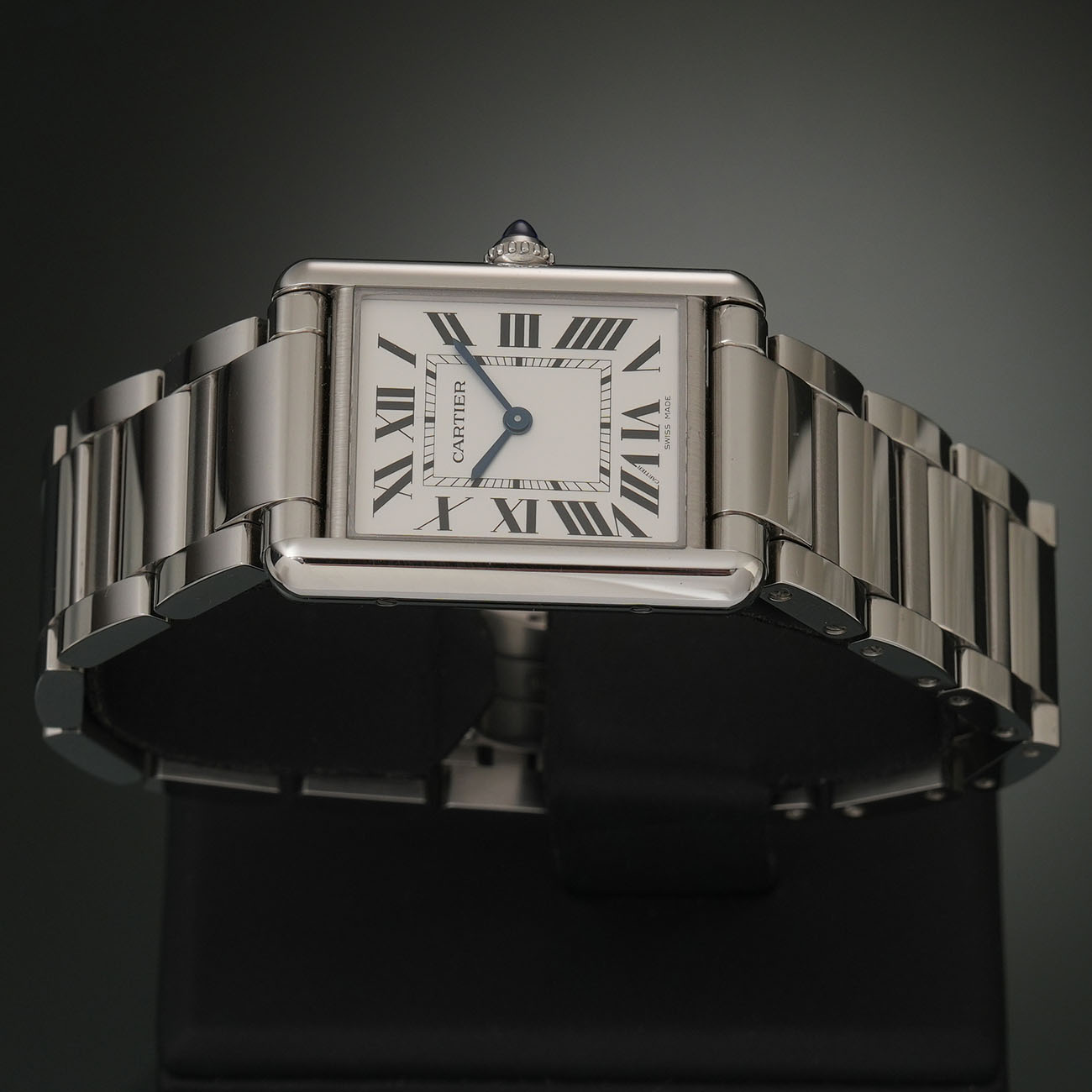 CARTIER(USED)까르띠에 탱크 머스트 라지 스틸 쿼츠 WSTA0052
