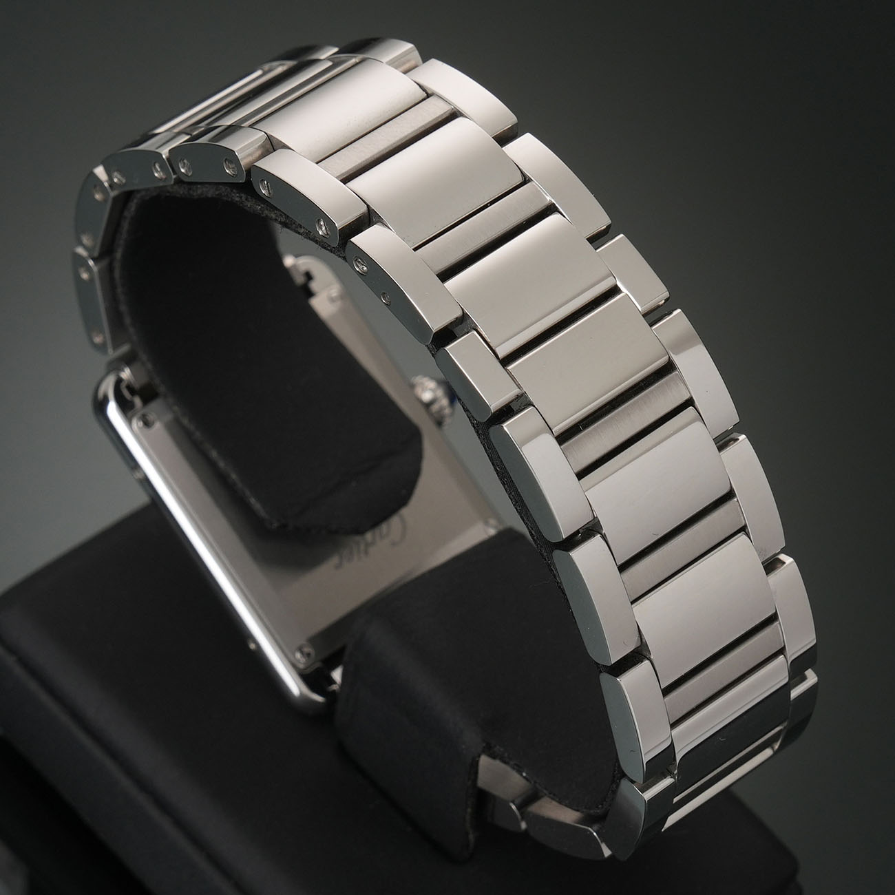 CARTIER(USED)까르띠에 탱크 머스트 라지 스틸 쿼츠 WSTA0052