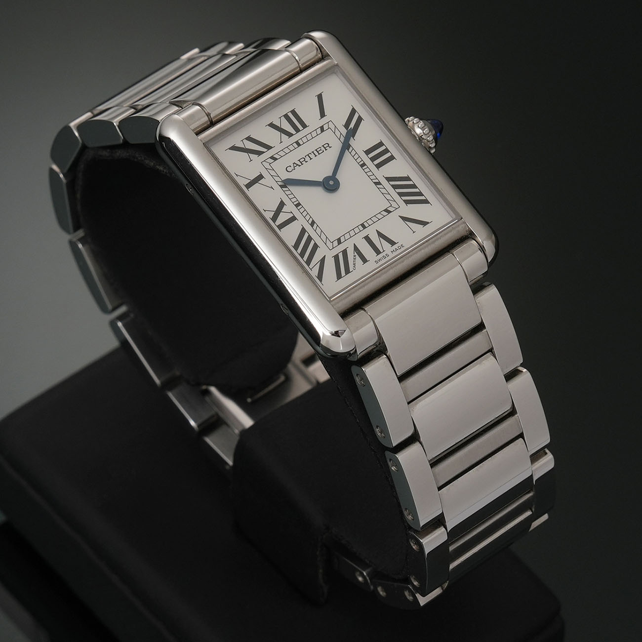 CARTIER(USED)까르띠에 탱크 머스트 라지 스틸 WSTA0052