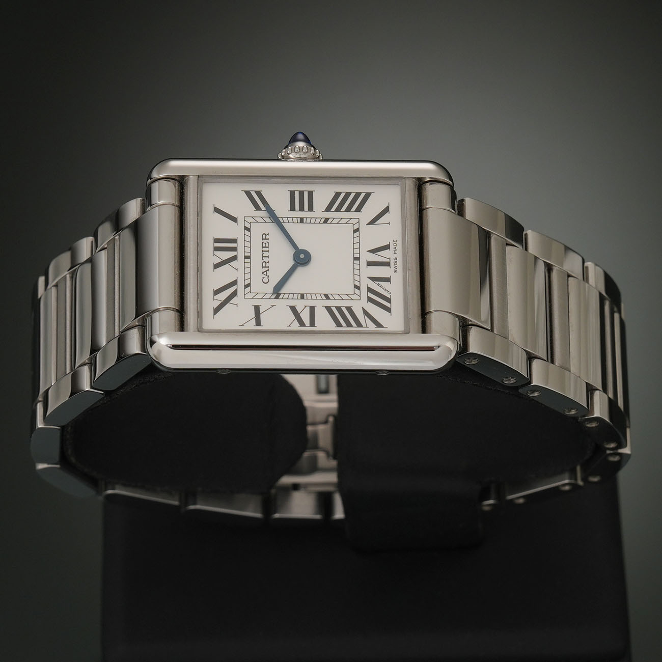 CARTIER(USED)까르띠에 탱크 머스트 라지 스틸 WSTA0052