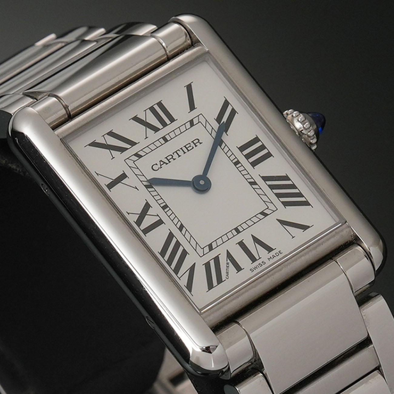 CARTIER(USED)까르띠에 탱크 머스트 라지 스틸 WSTA0052
