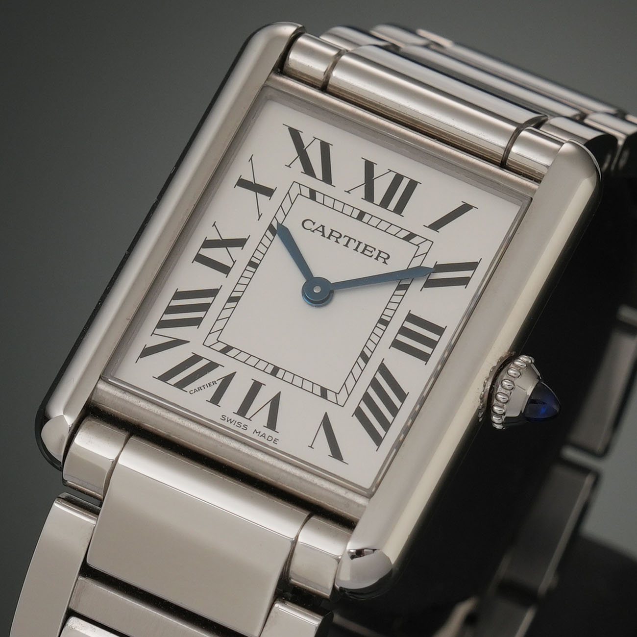 CARTIER(USED)까르띠에 탱크 머스트 라지 스틸 WSTA0052