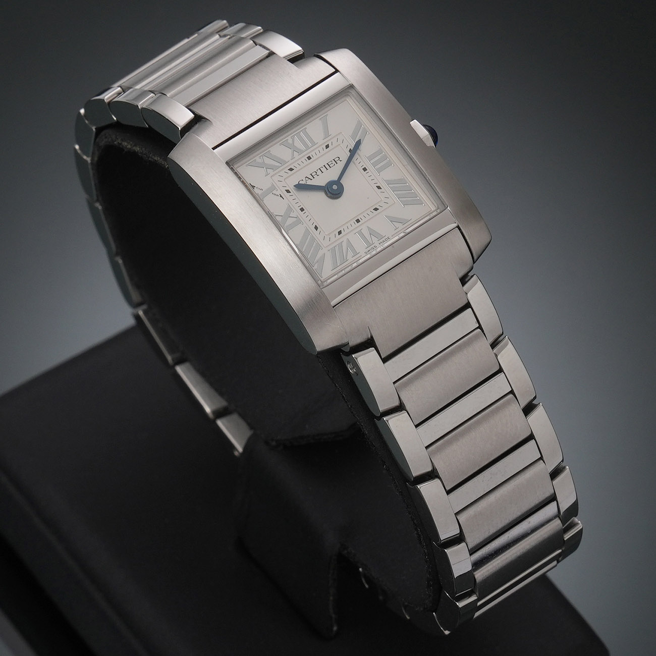 CARTIER(USED)까르띠에 탱크 프랑세즈 스몰 스틸 WSTA0065