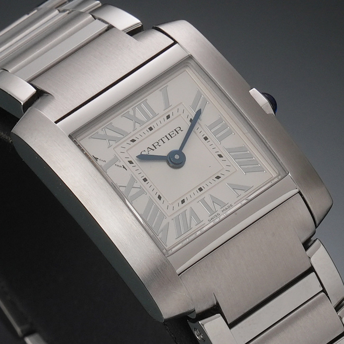 CARTIER(USED)까르띠에 탱크 프랑세즈 스몰 스틸 WSTA0065