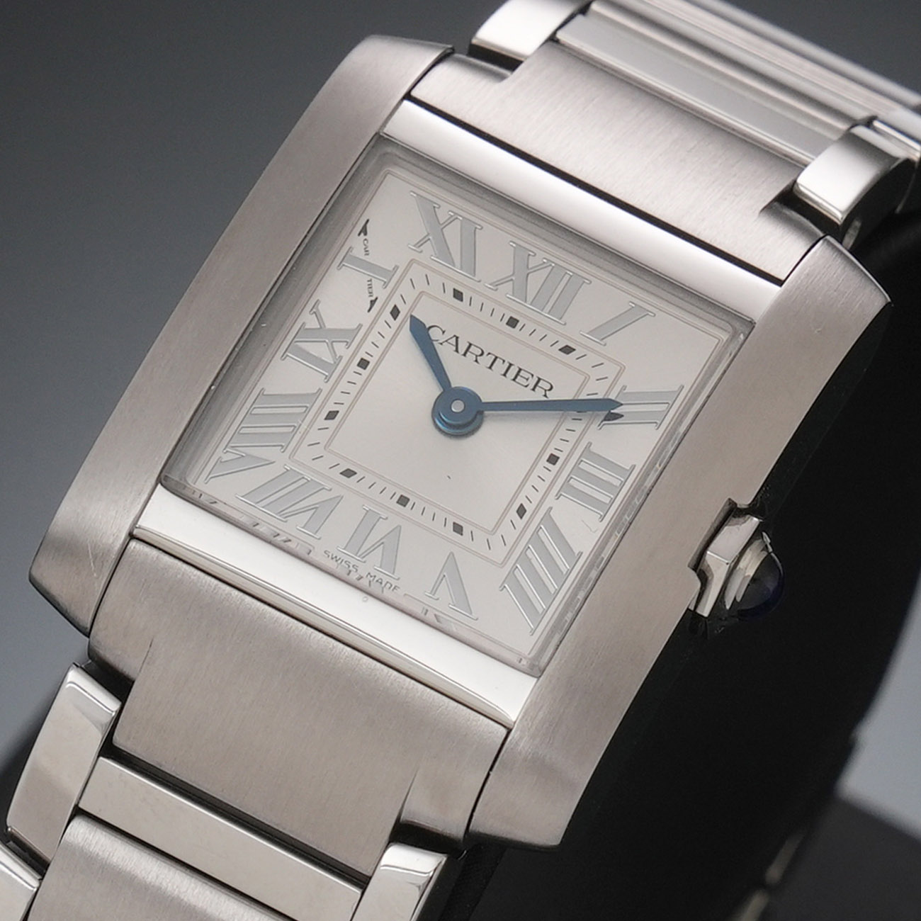 CARTIER(USED)까르띠에 탱크 프랑세즈 스몰 스틸 WSTA0065