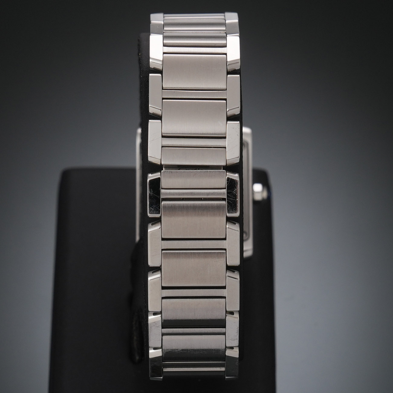CARTIER(USED)까르띠에 탱크 프랑세즈 스몰 다이아베젤 W4TA0008