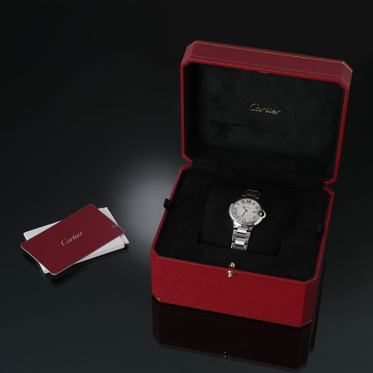 CARTIER(USED)까르띠에 W6920084 발롱블루 쿼츠 33mm