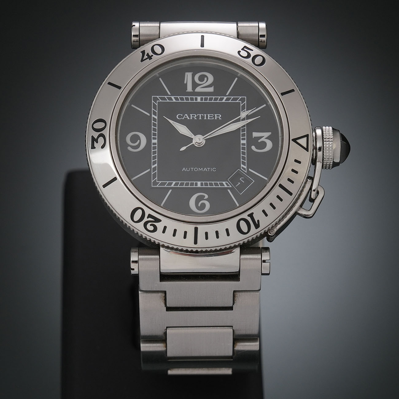 CARTIER(USED)까르띠에 파샤 시타이머 스틸 W31077M7