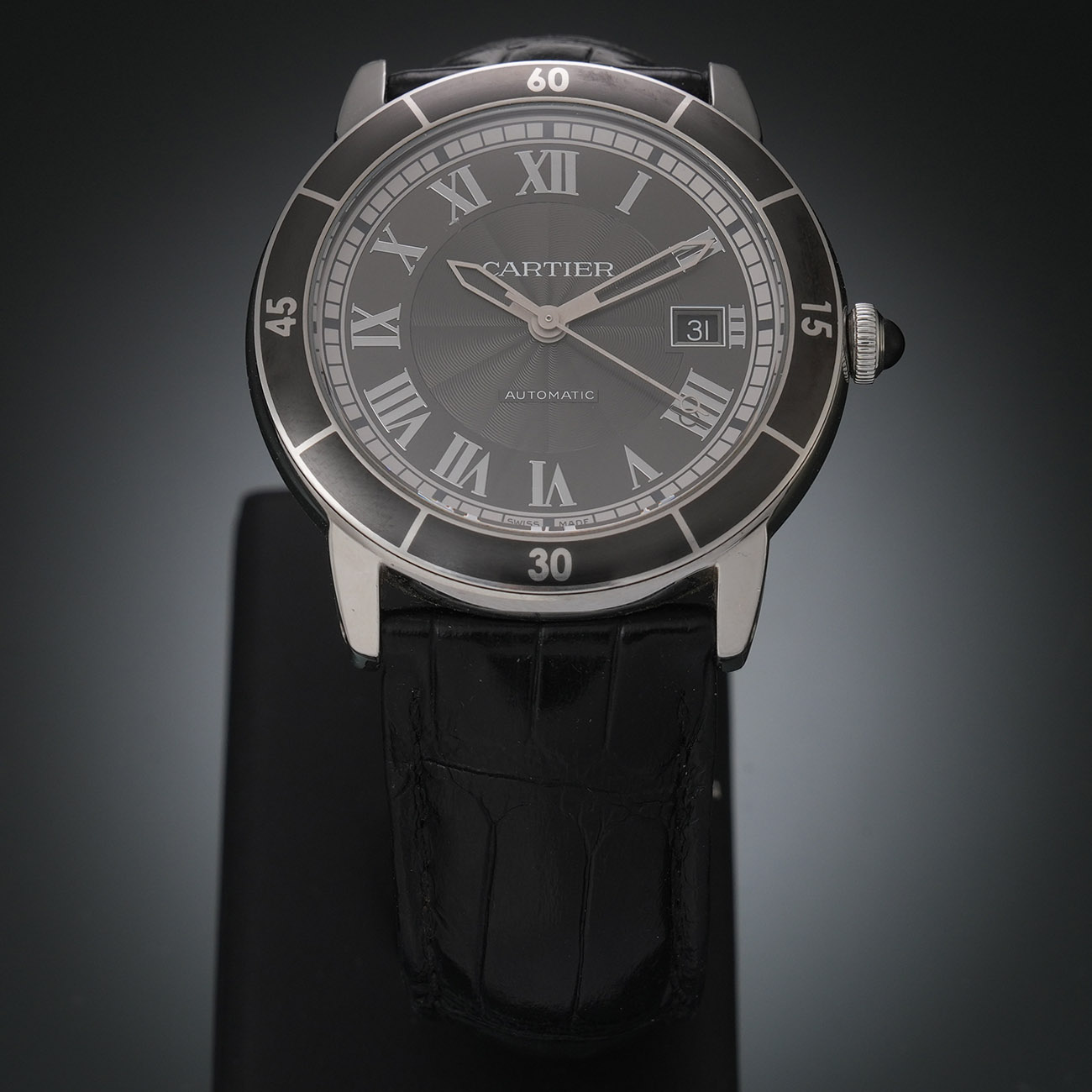 CARTIER(USED)까르띠에 롱드 크루아지에르 WSRN0003