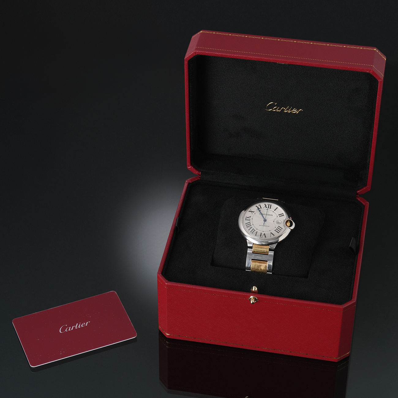 CARTIER(USED)까르띠에 발롱블루 42 콤비 W2BB0022