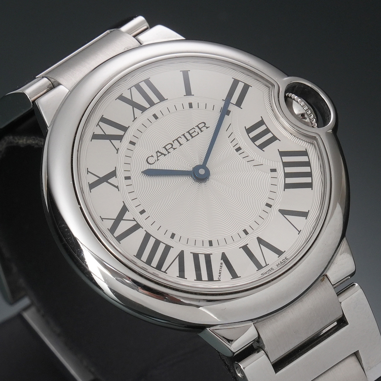 CARTIER(USED)까르띠에 발롱블루 36 쿼츠 W69011Z4