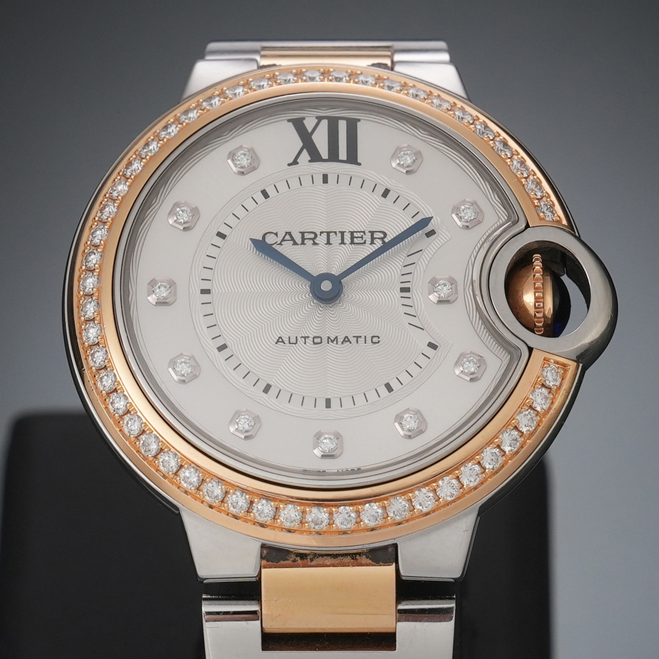 CARTIER(USED)까르띠에 WE902077 발롱블루 33 콤비 다이아베젤