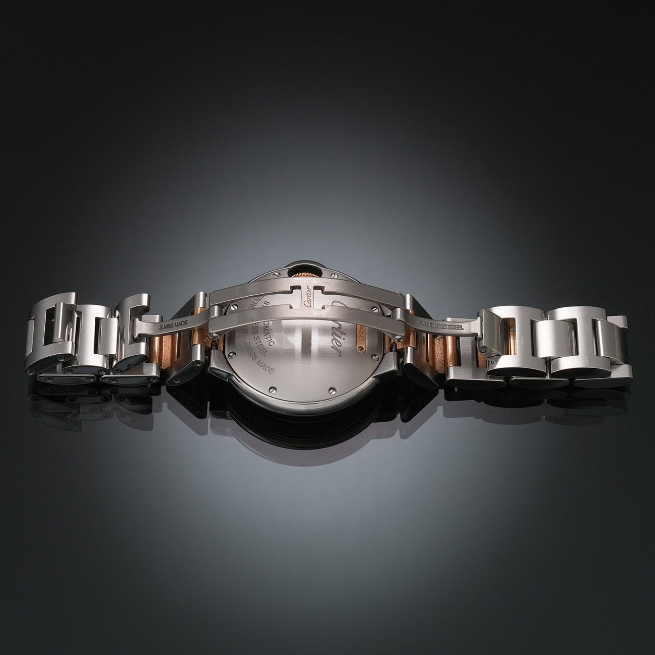 CARTIER(USED)까르띠에 WE902077 발롱블루 33 콤비 다이아베젤