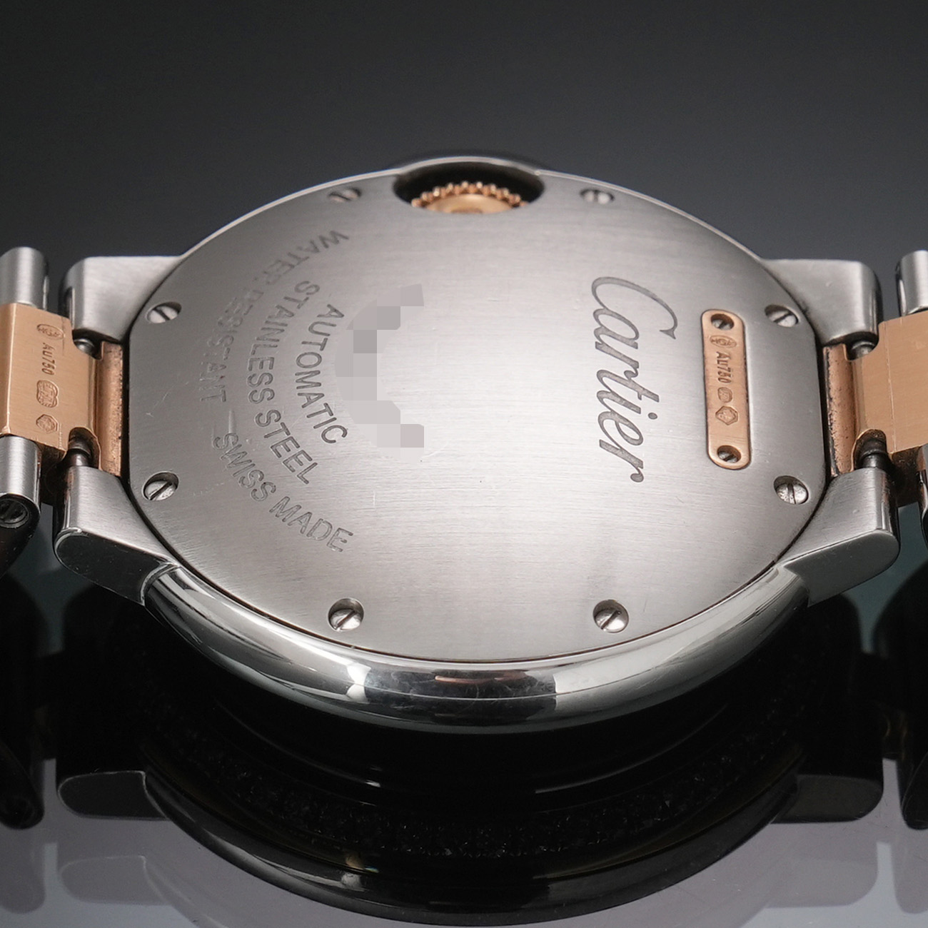 CARTIER(USED)까르띠에 WE902077 발롱블루 33 콤비 다이아베젤