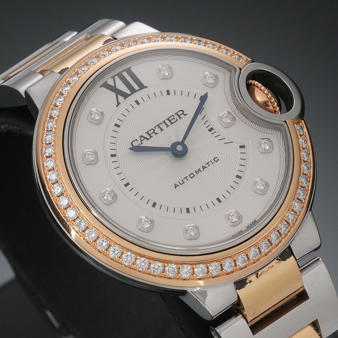 CARTIER(USED)까르띠에 WE902077 발롱블루 33 콤비 다이아베젤