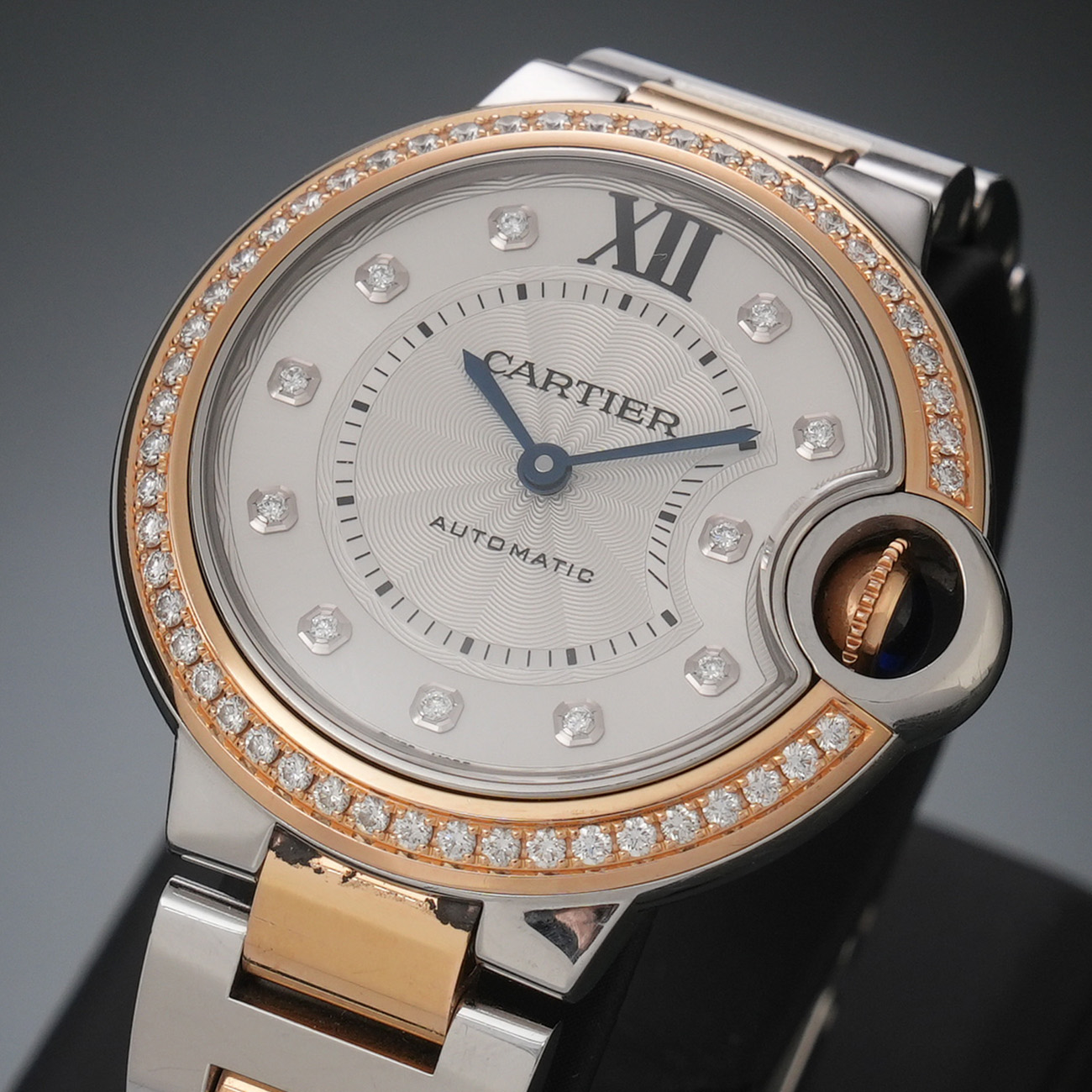 CARTIER(USED)까르띠에 WE902077 발롱블루 33 콤비 다이아베젤