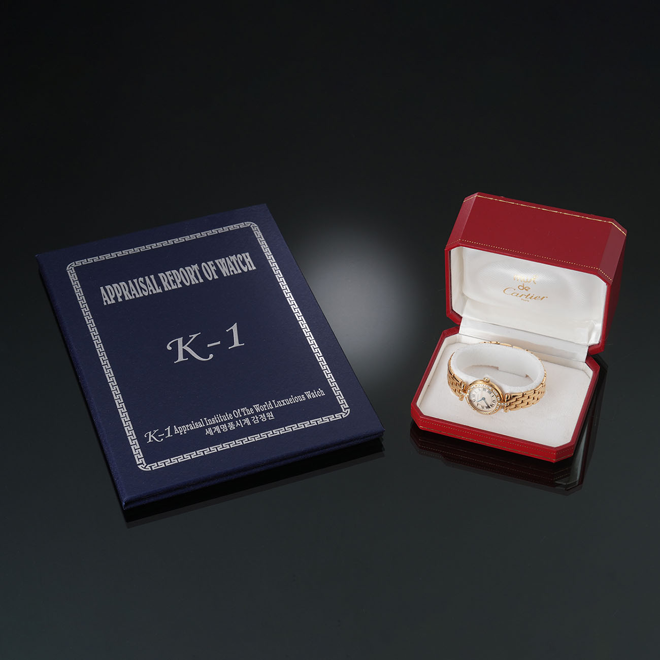CARTIER(USED)까르띠에 팬더 다이아 골드 워치 866925