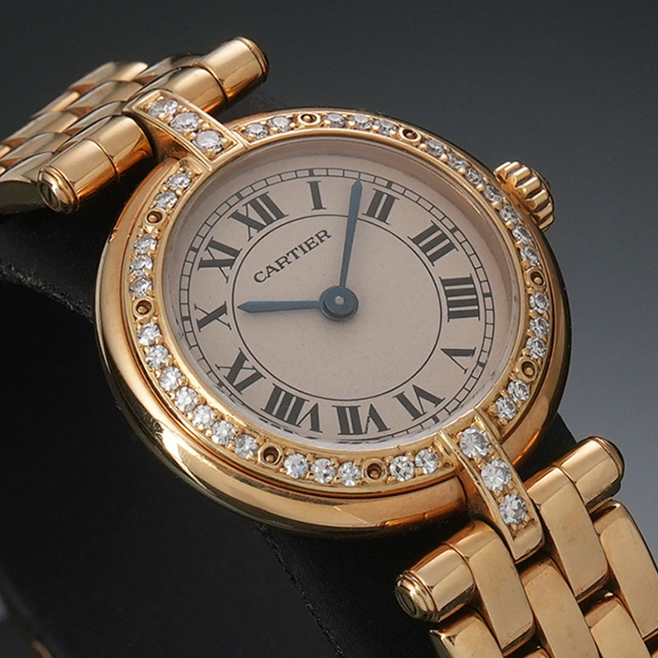 CARTIER(USED)까르띠에 팬더 다이아 골드 워치 866925