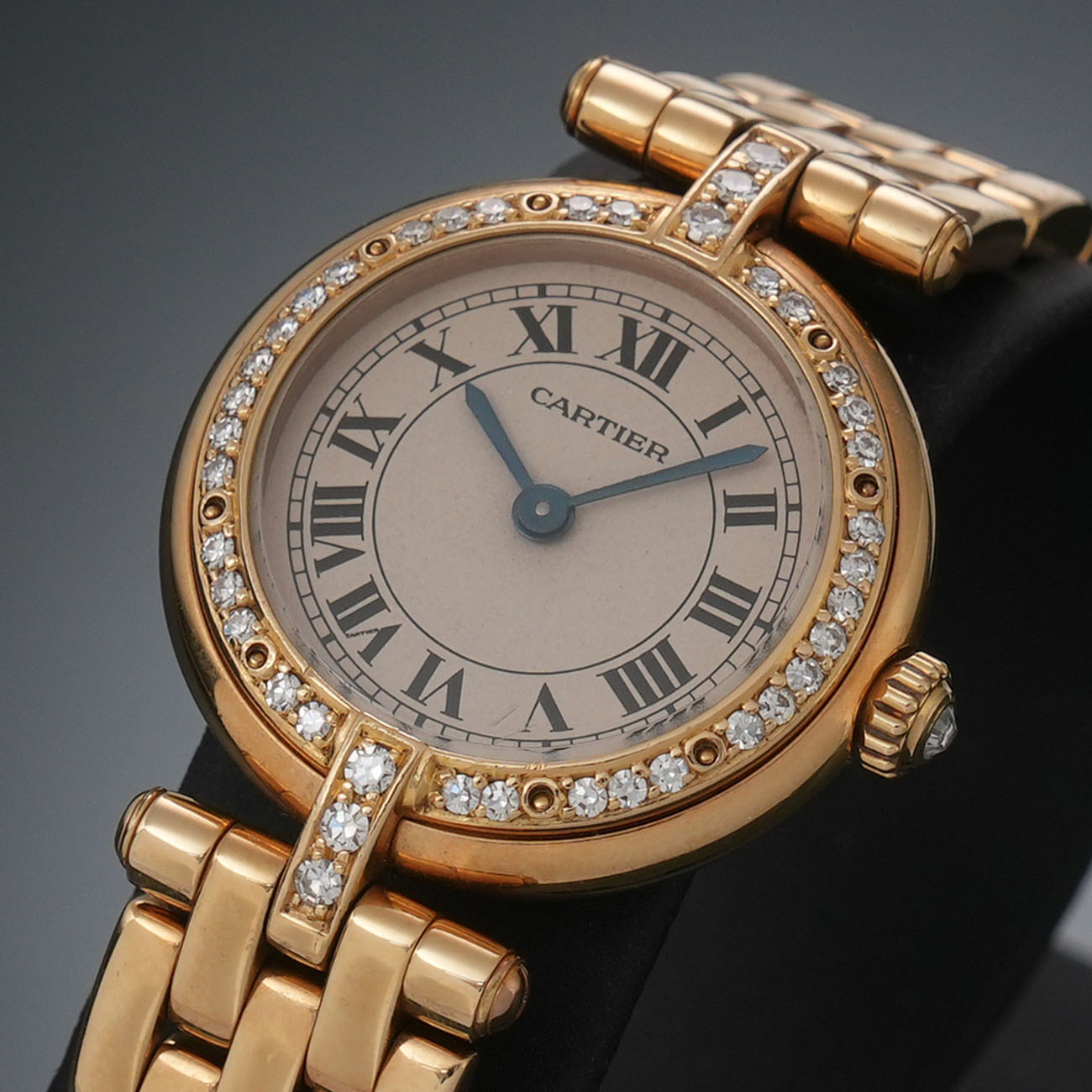 CARTIER(USED)까르띠에 팬더 다이아 골드 워치 866925