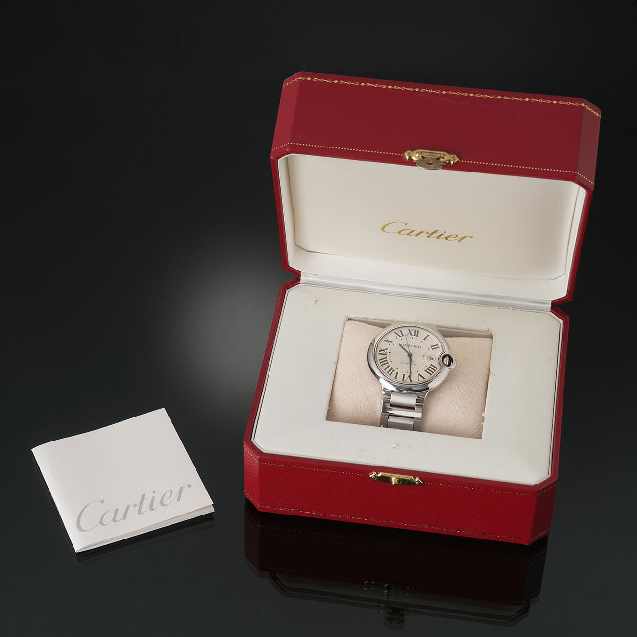 CARTIER(USED)까르띠에 발롱블루 42 오토 W69012Z4