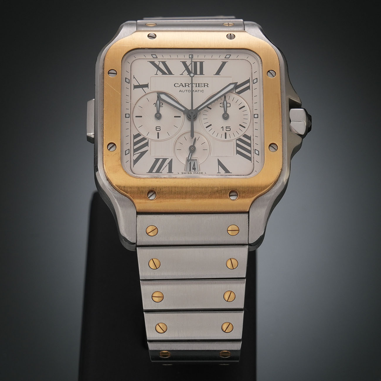 CARTIER(USED)까르띠에 산토스 크로노 콤비 XL