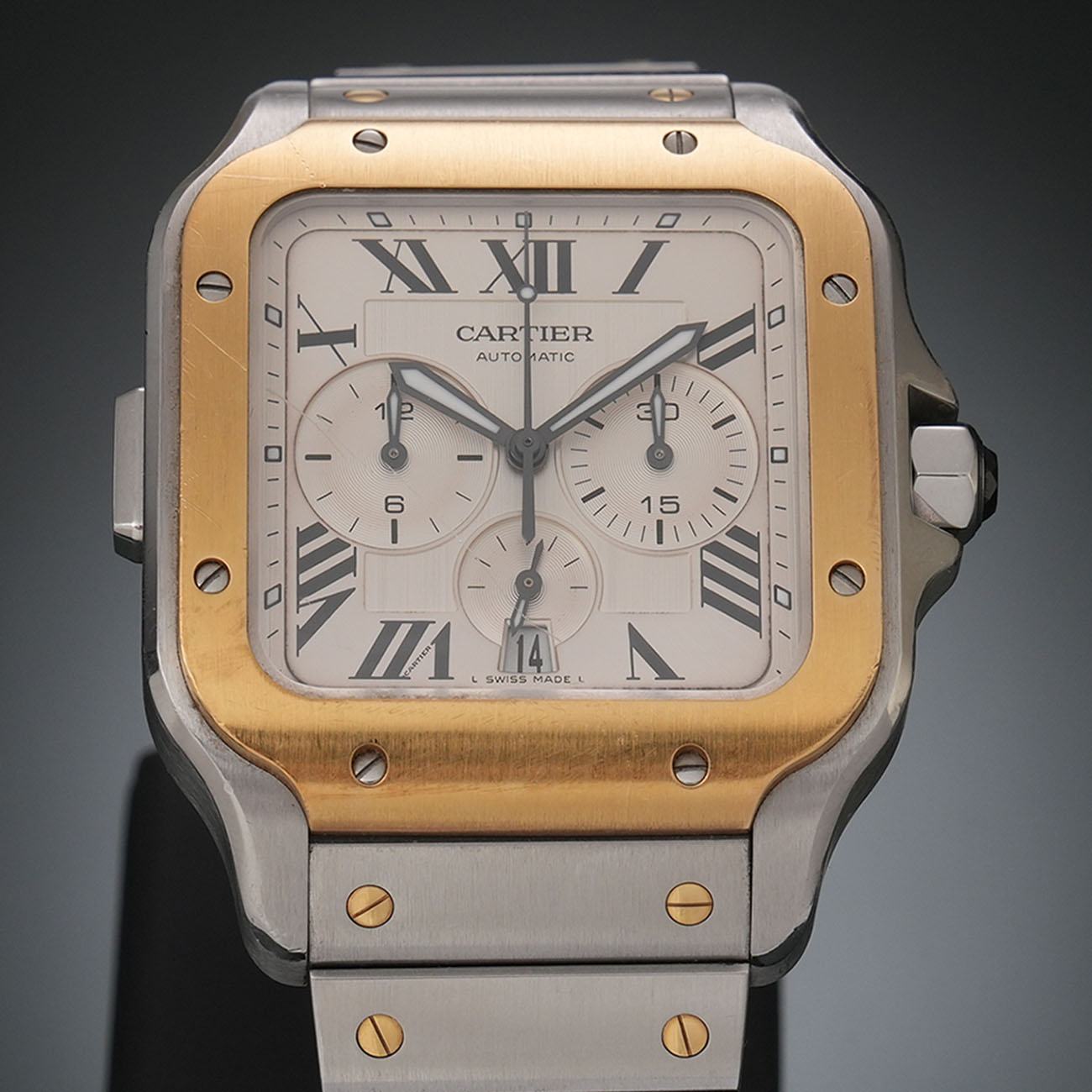 CARTIER(USED)까르띠에 산토스 크로노 콤비 XL