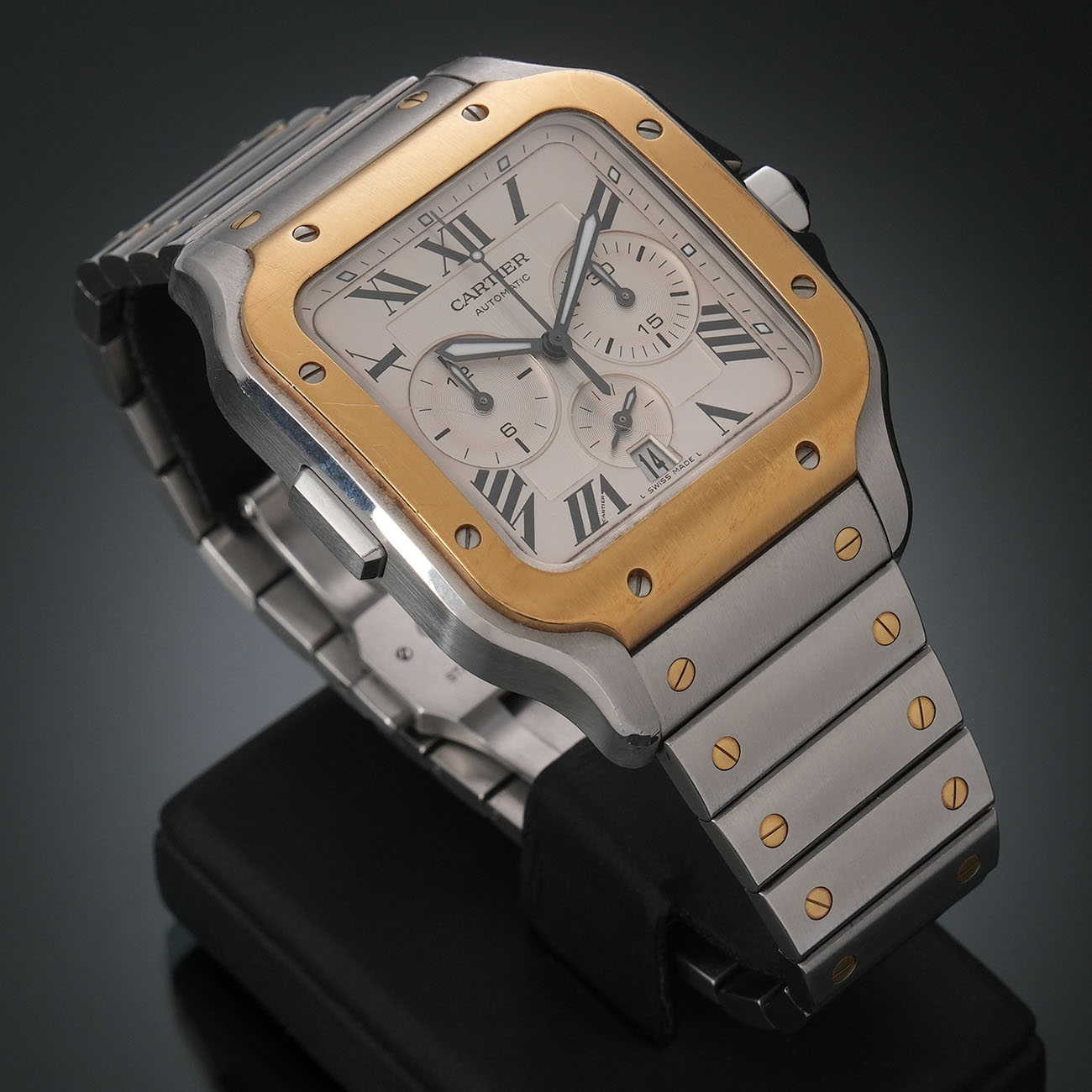 CARTIER(USED)까르띠에 산토스 크로노 콤비 XL