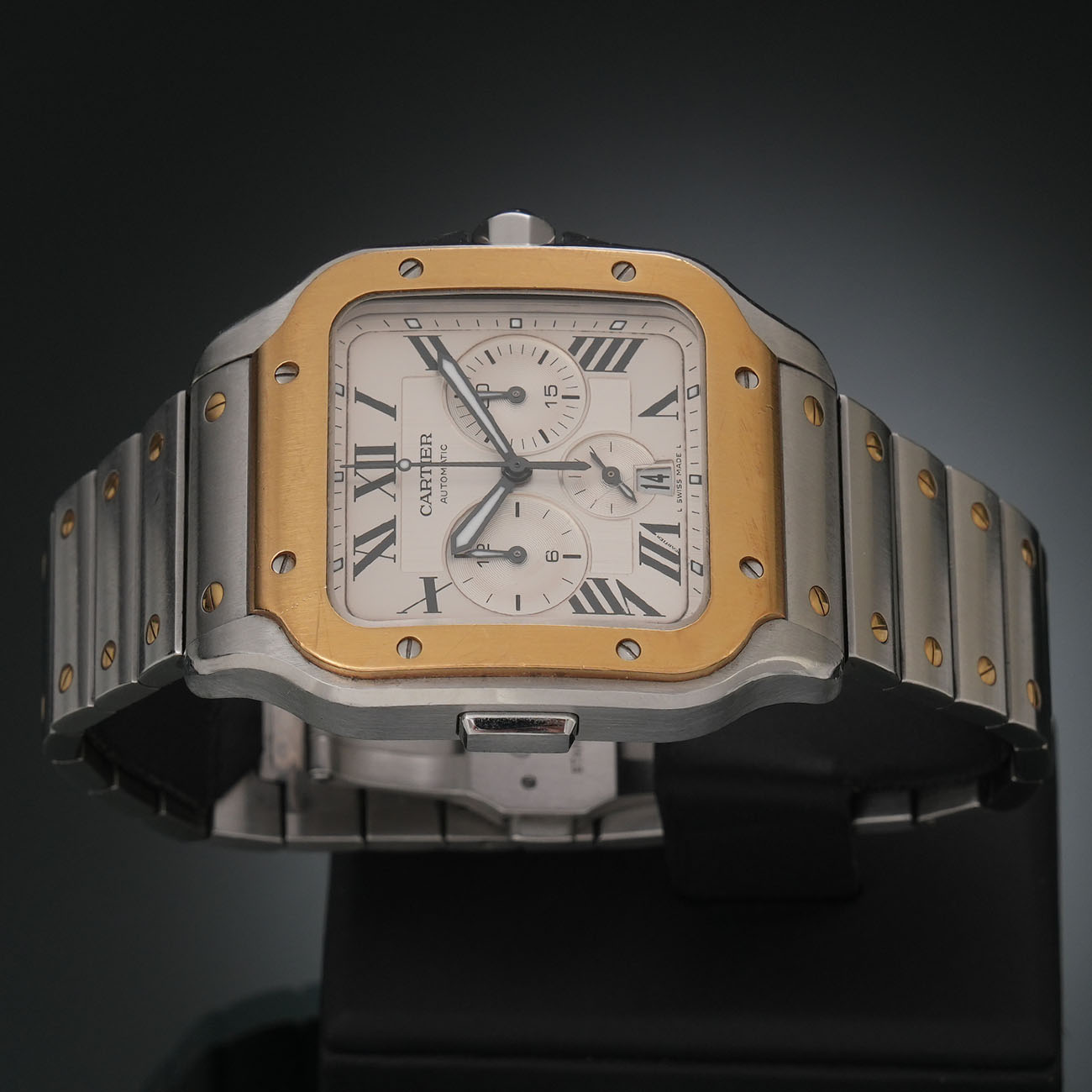 CARTIER(USED)까르띠에 산토스 크로노 콤비 XL