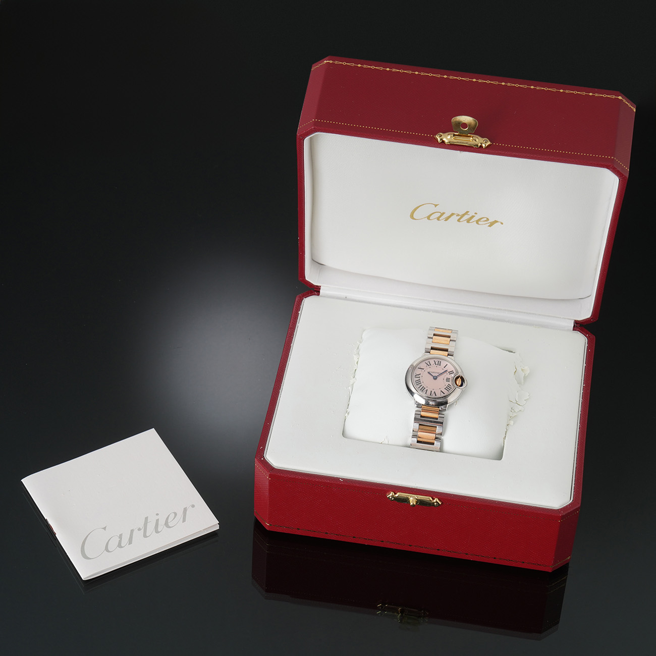 CARTIER(USED)까르띠에 발롱블루 28 콤비 쿼츠 W6920034