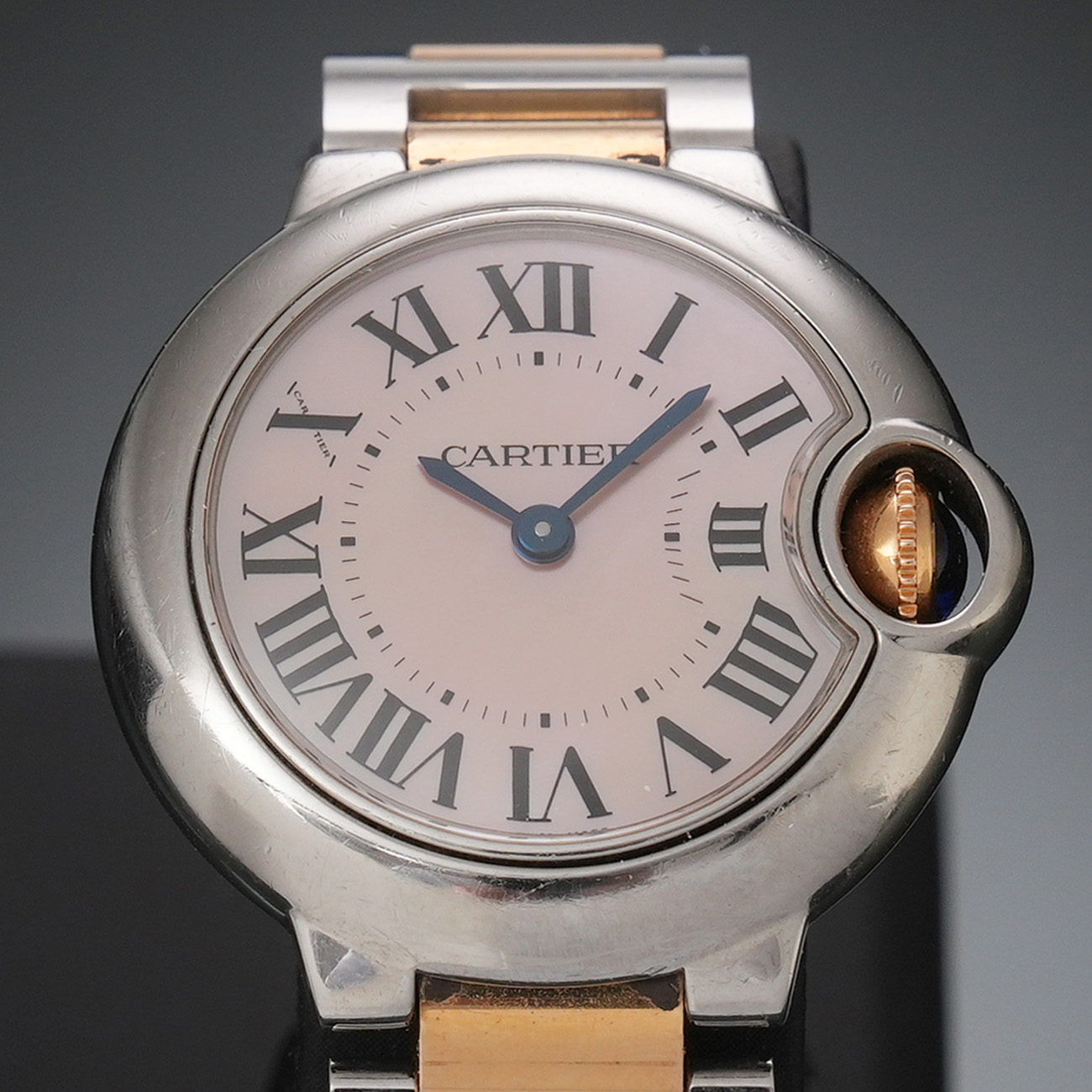 CARTIER(USED)까르띠에 발롱블루 28 콤비 쿼츠 W6920034