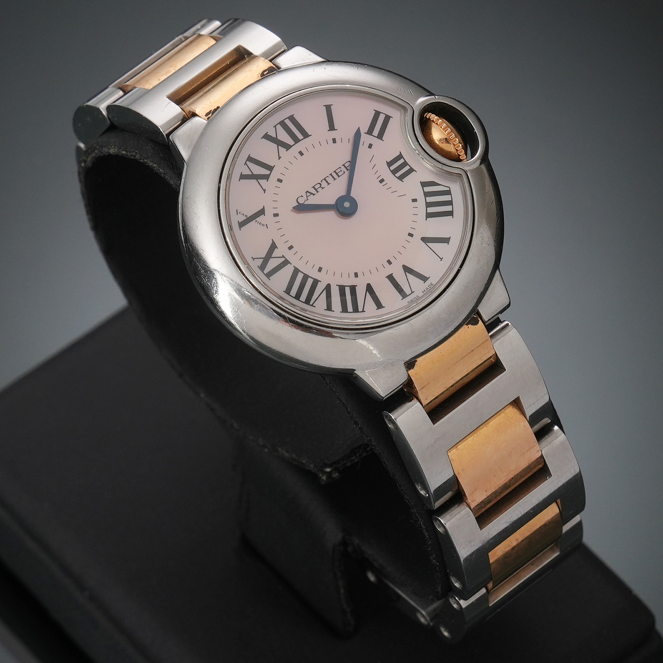 CARTIER(USED)까르띠에 발롱블루 28 콤비 쿼츠 W6920034