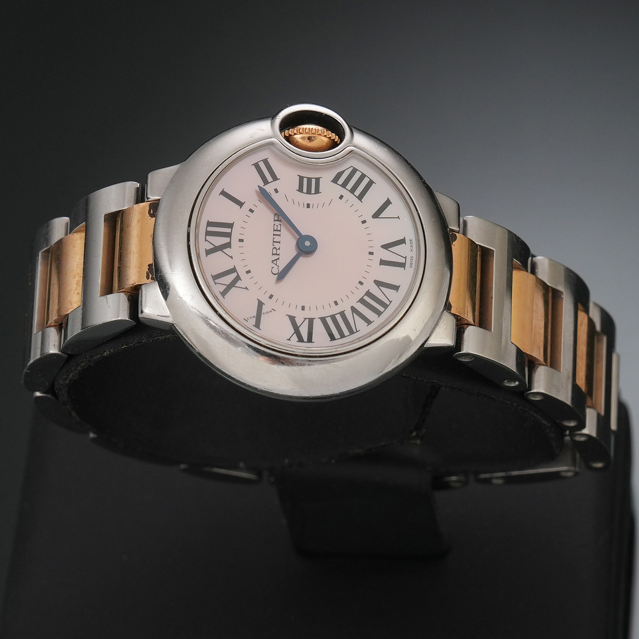 CARTIER(USED)까르띠에 발롱블루 28 콤비 쿼츠 W6920034