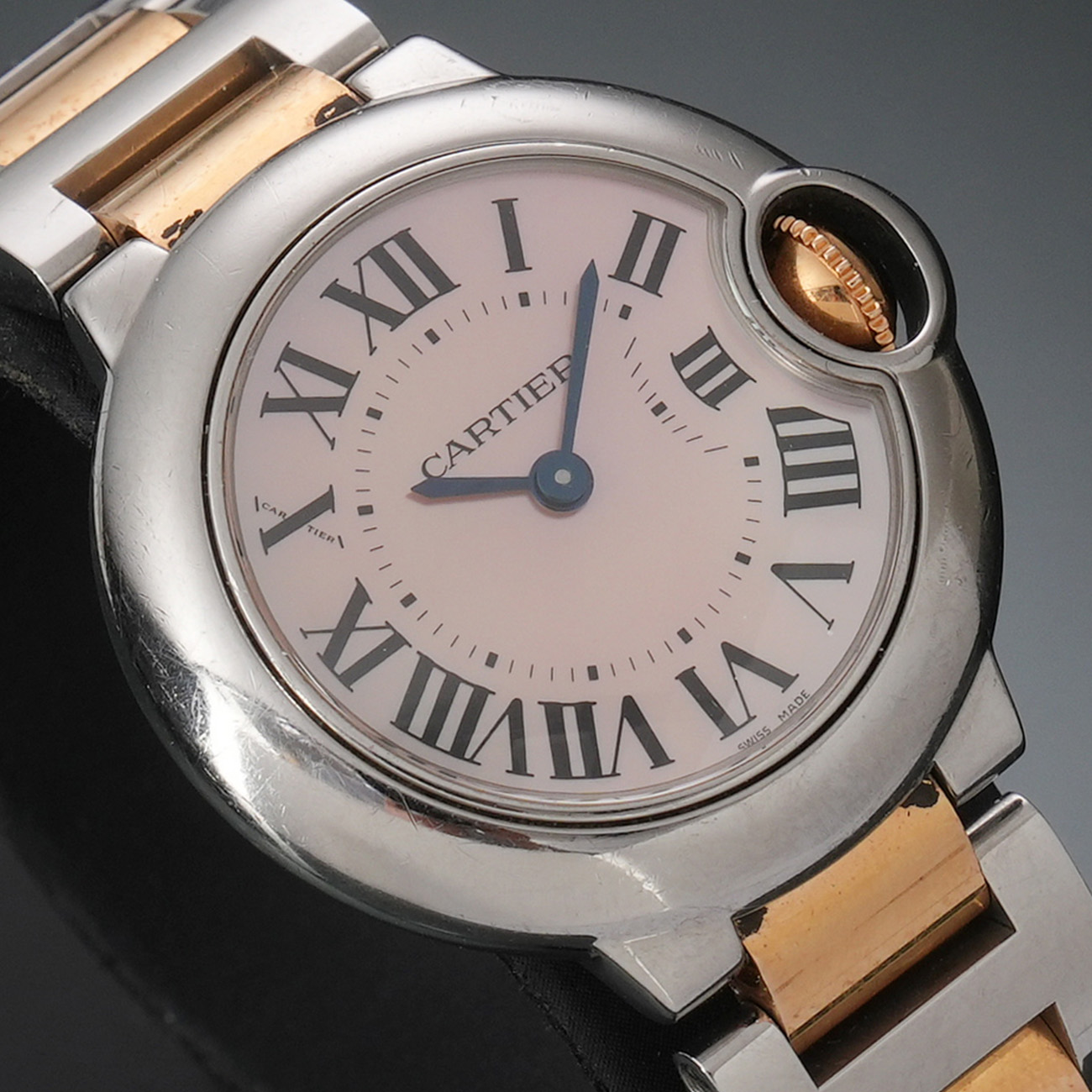 CARTIER(USED)까르띠에 발롱블루 28 콤비 쿼츠 W6920034