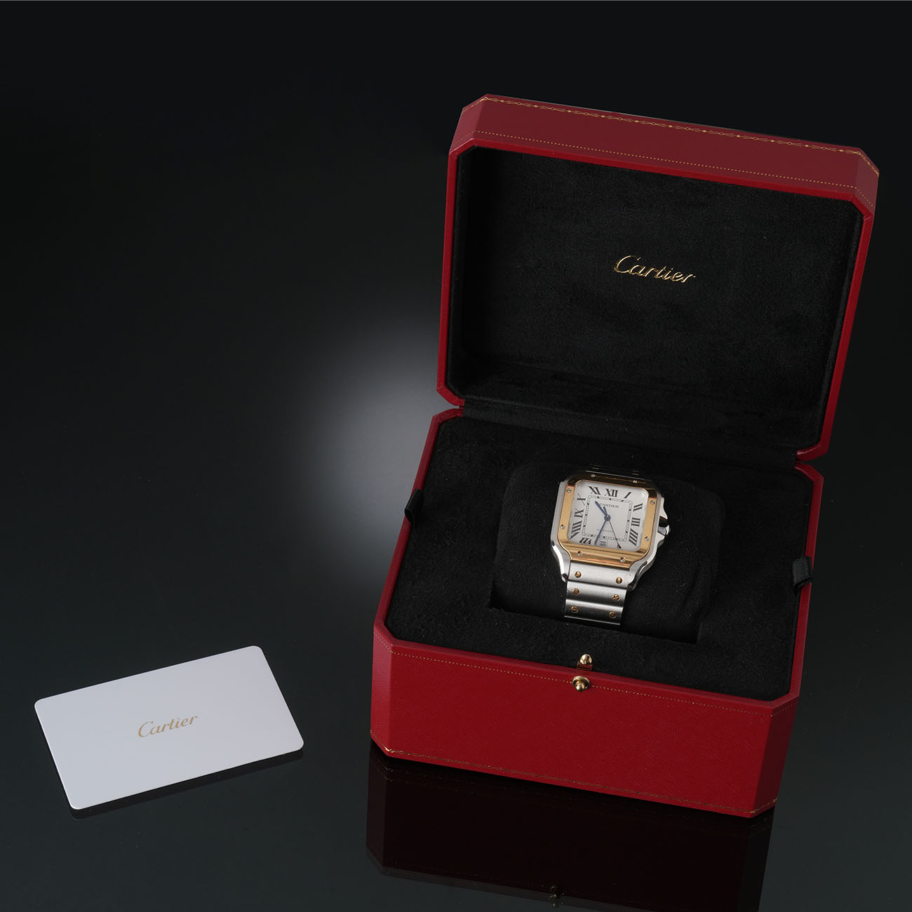CARTIER(USED)까르띠에 W2SA0009 산토스 콤비 라지