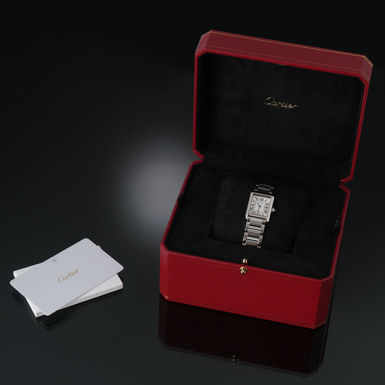 CARTIER(USED)까르띠에 탱크 머스트 스몰 스틸 WSTA0107