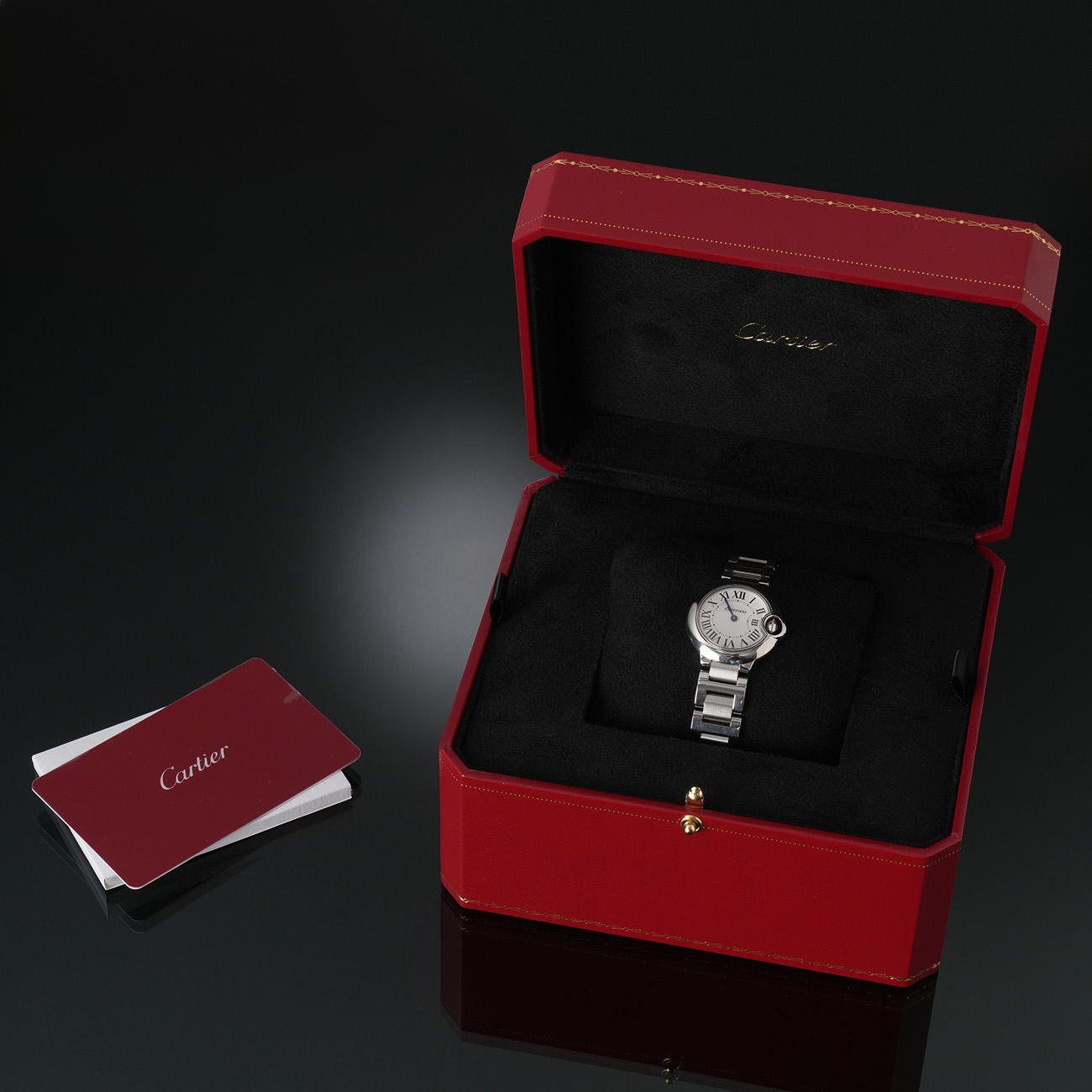 CARTIER(USED)까르띠에 발롱블루 28 쿼츠 W69010Z4