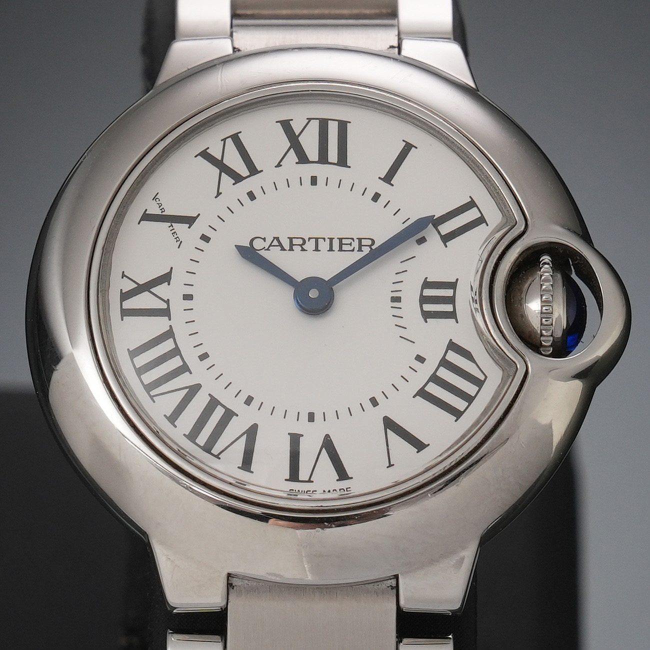 CARTIER(USED)까르띠에 발롱블루 28 쿼츠 W69010Z4