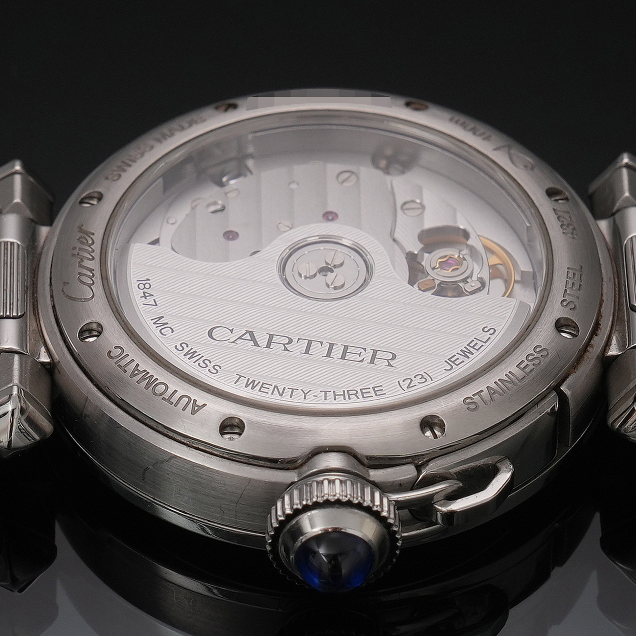 CARTIER(USED)까르띠에 파샤 드 까르띠에 워치 35 WSPA0013
