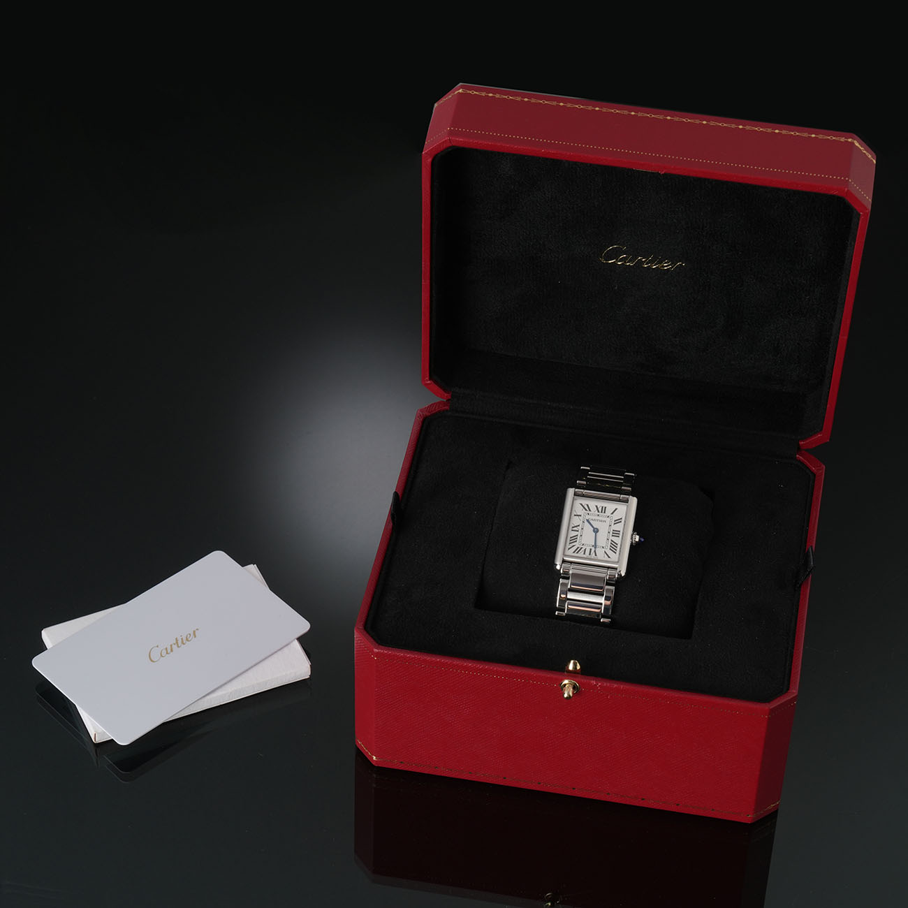 CARTIER(USED)까르띠에 탱크 머스트 라지 스틸 WSTA0052