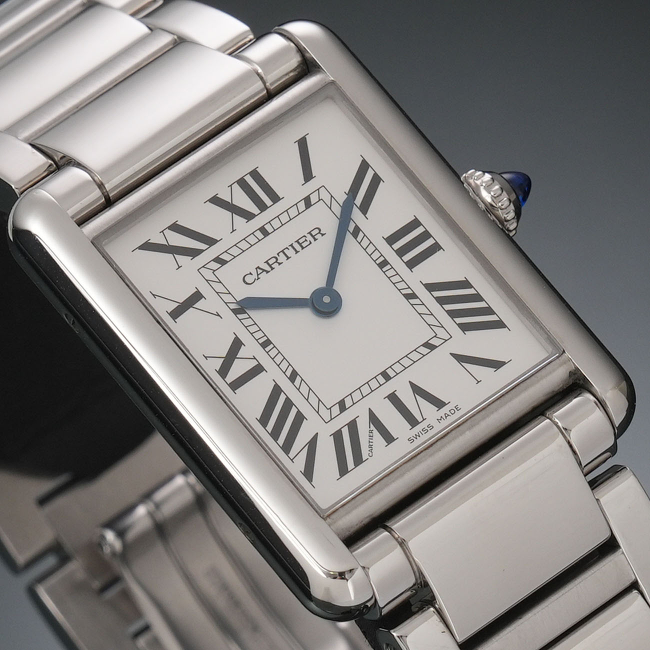 CARTIER(USED)까르띠에 탱크 머스트 라지 스틸 WSTA0052