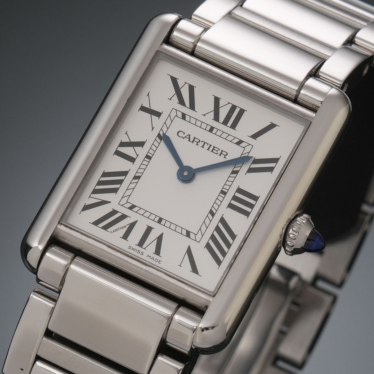CARTIER(USED)까르띠에 탱크 머스트 라지 스틸 WSTA0052