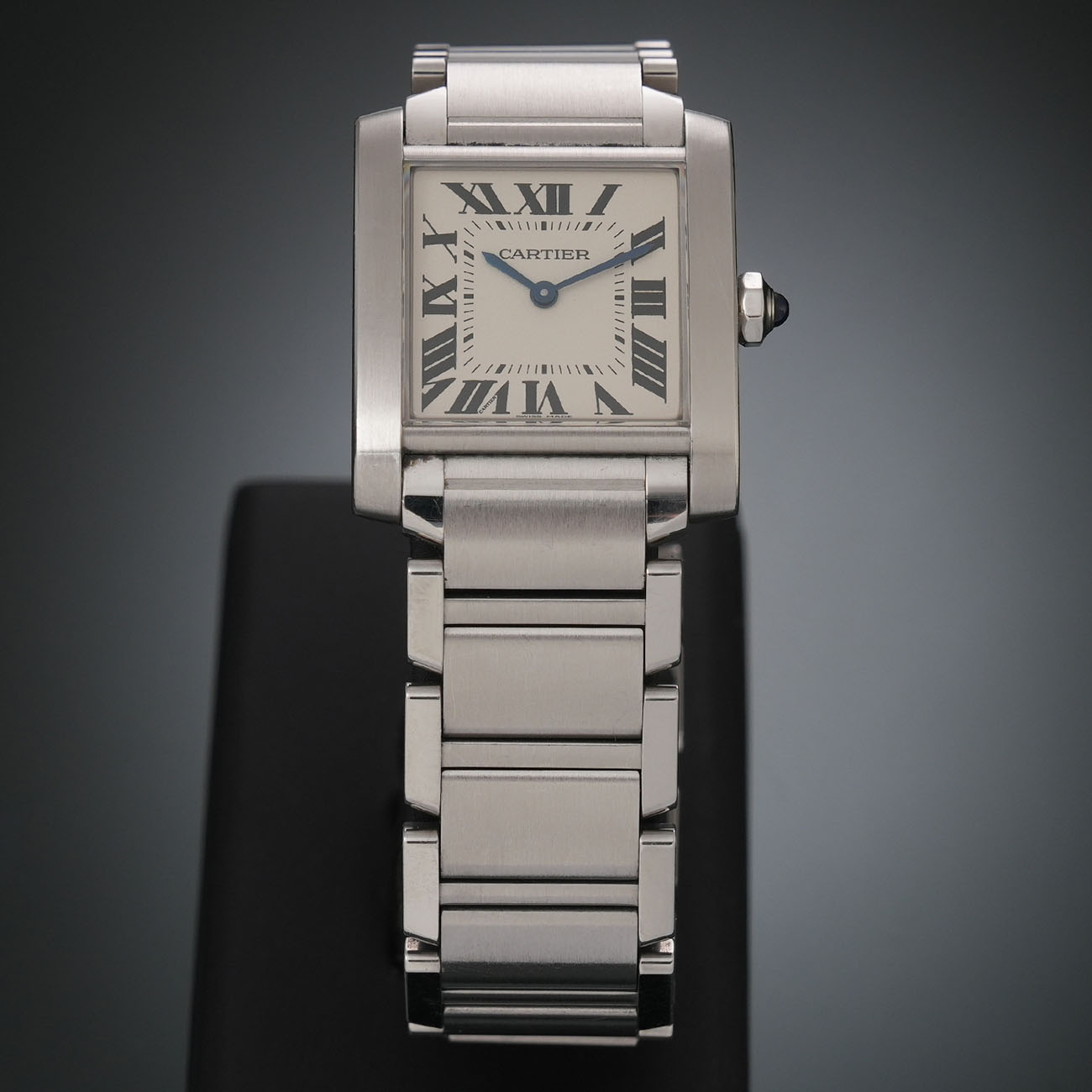 CARTIER(USED)까르띠에 탱크 프랑세즈 미듐 WSTA0005