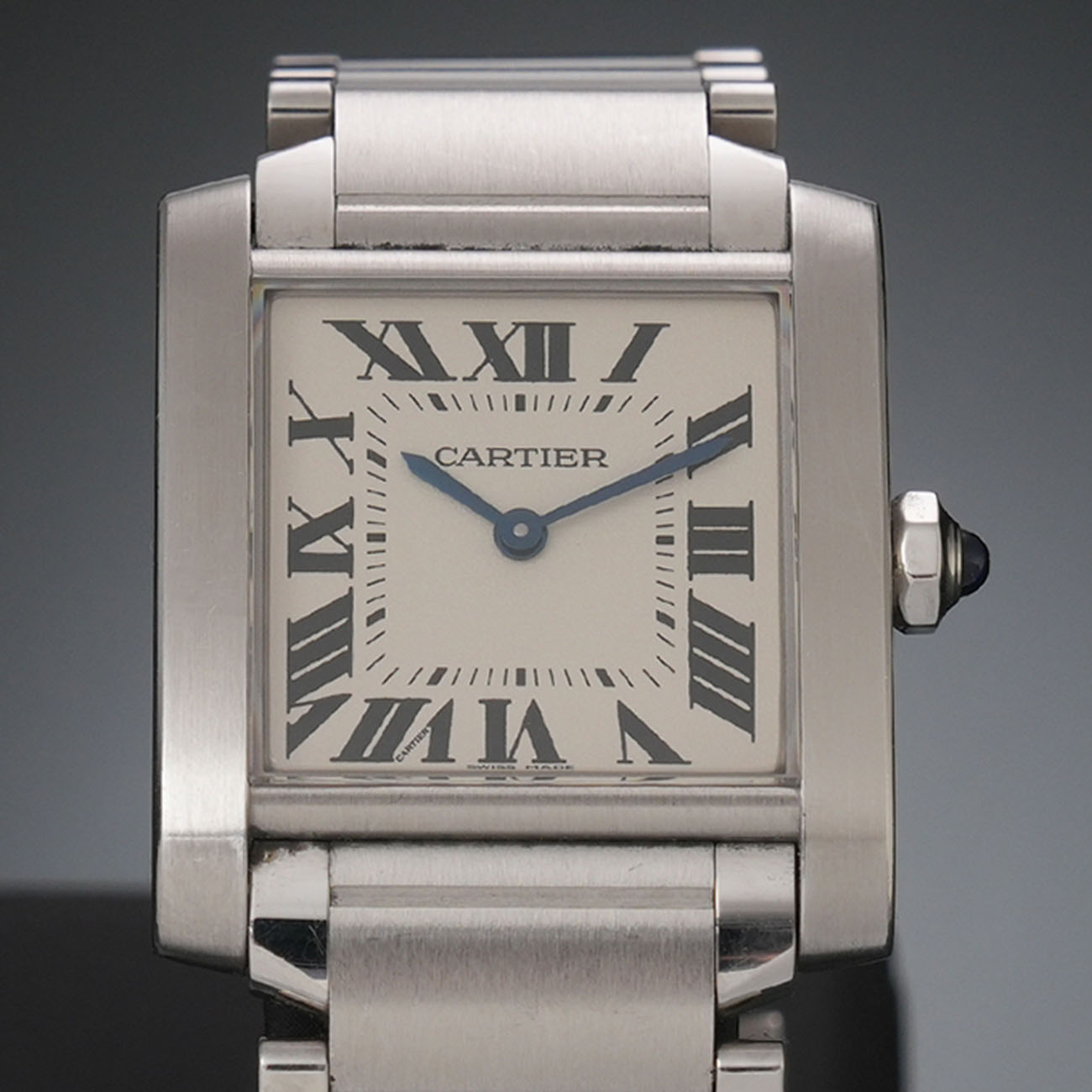 CARTIER(USED)까르띠에 탱크 프랑세즈 미듐 WSTA0005